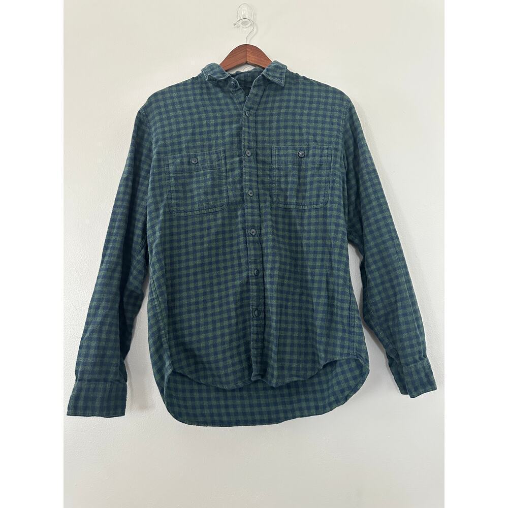 J. Crew Mercantile Plaid Fleece Shirt sz Medium